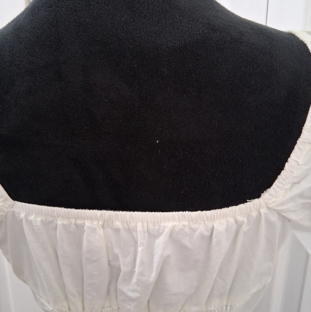 Princess Polly Abe White Crop Top   Size 8 - Picture 6 of 14